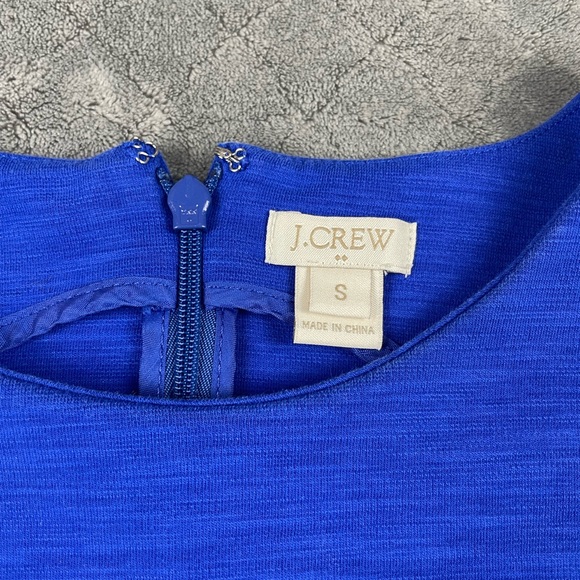 J. Crew Vibrant Blue Mini Dress‎ - Picture 4 of 12